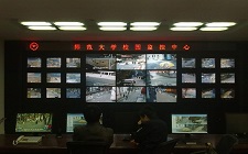 47寸拼接屏應用于師范大學校園監控中心