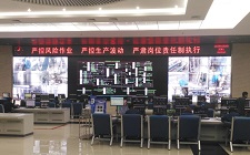 金工液晶拼接屏用于石化中央控制室